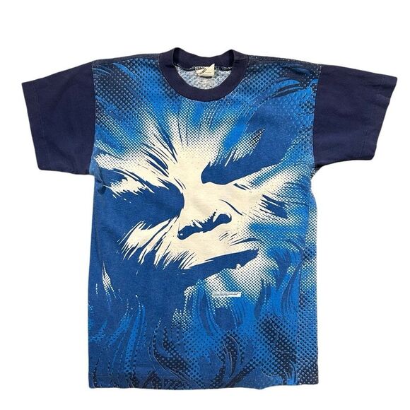 Vintage 1996 Star Wars Chewbacca I’d Just As Soon Kiss A Wookie AOP T-Shirt